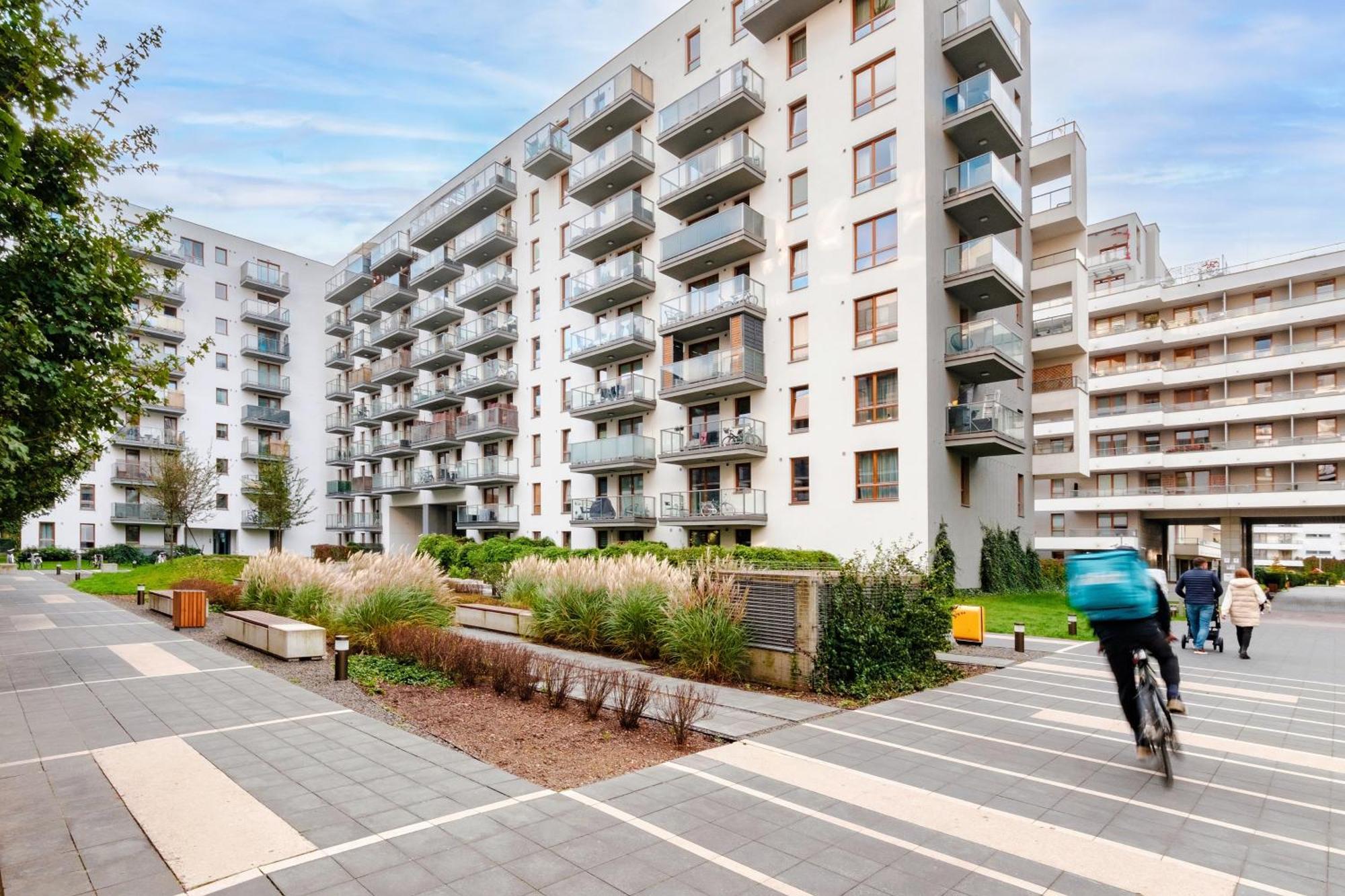 Studio Wola Apartament Kasprzaka - Wifi + Smart Tv Warsaw Ngoại thất bức ảnh